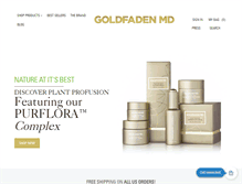 Tablet Screenshot of goldfadenmd.com